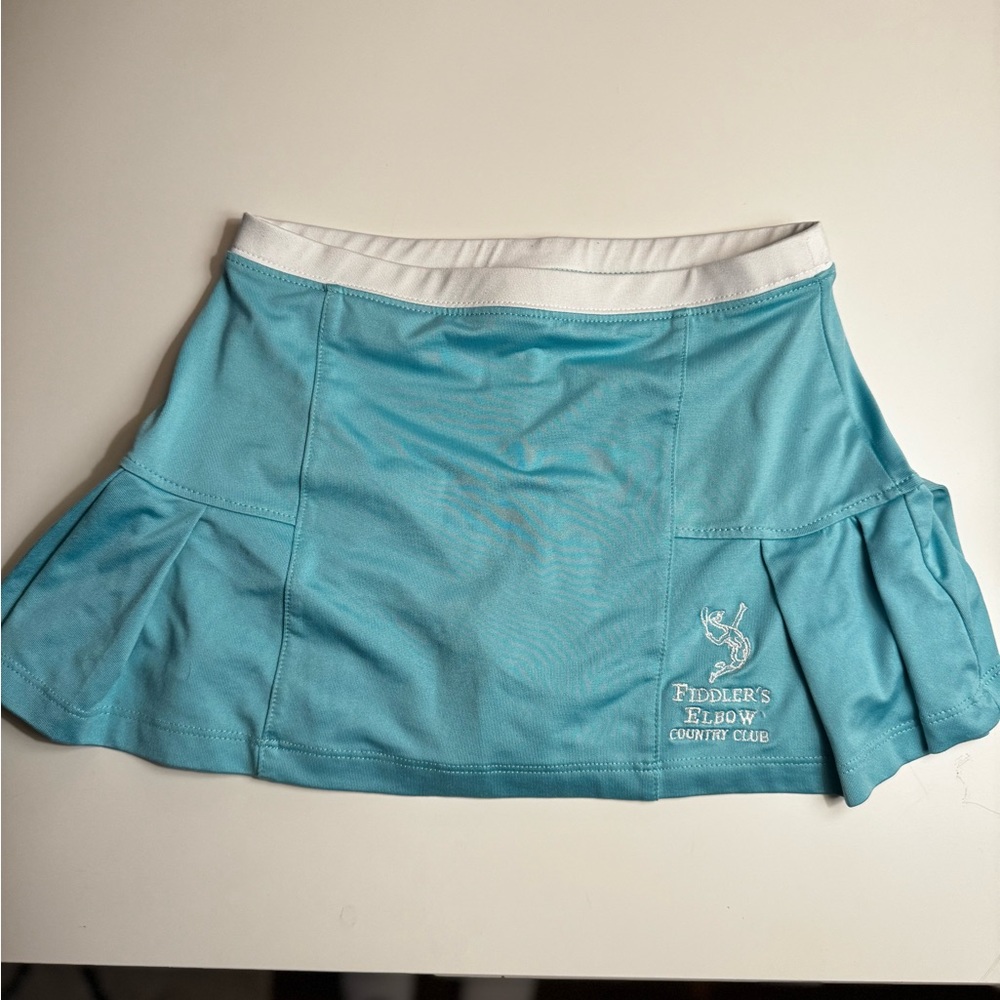 Tennis Skirt Blue/Teal & White XXS